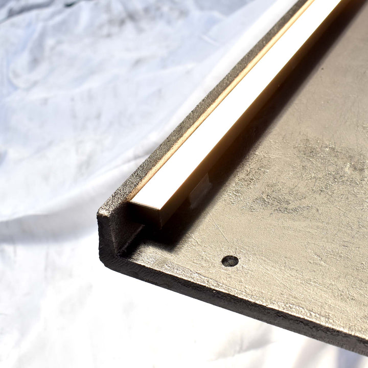 Cast Iron Stair Tread | The Z Tread | 54 in. wide | Black Patina Finish